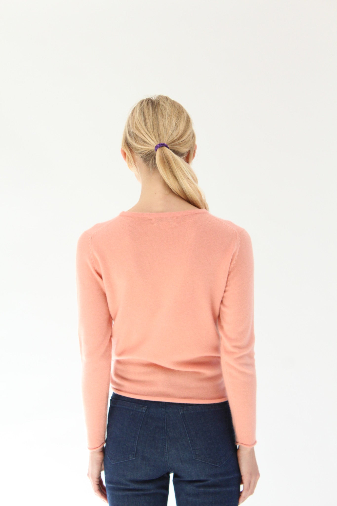 Beklina Cashmere Kanga Top Cantaloupe