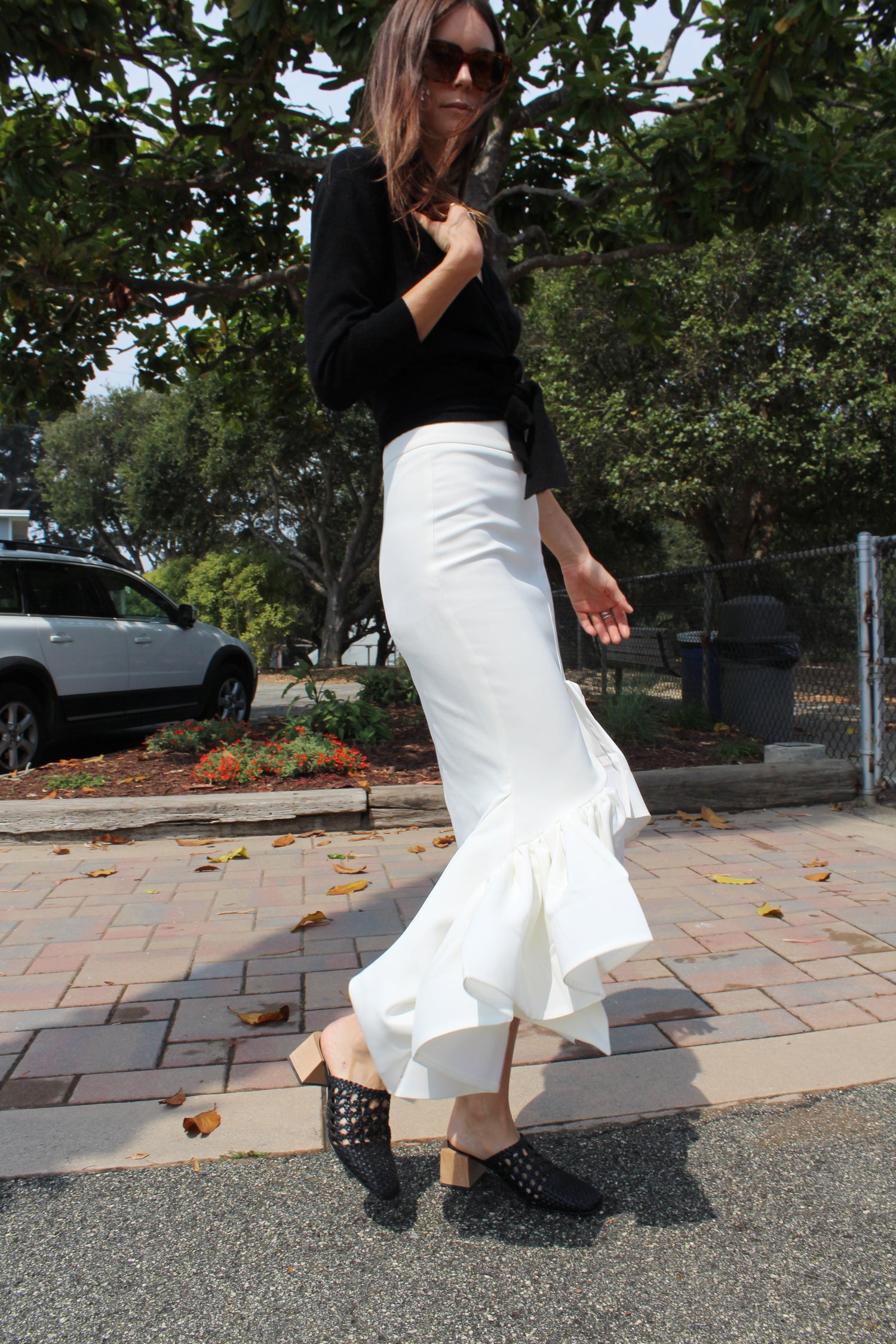 Style Mafia Sombra Skirt White