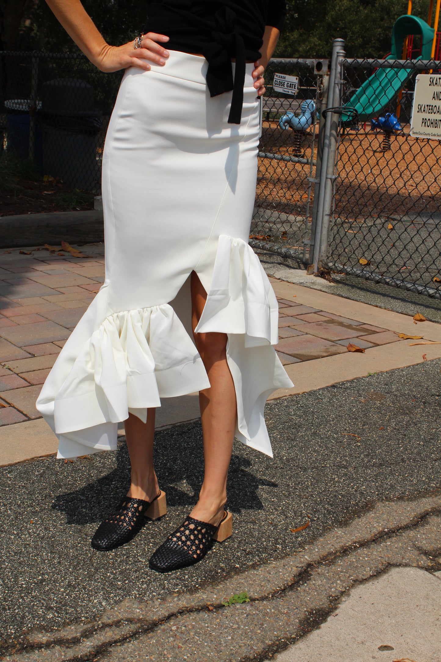 Style Mafia Sombra Skirt White