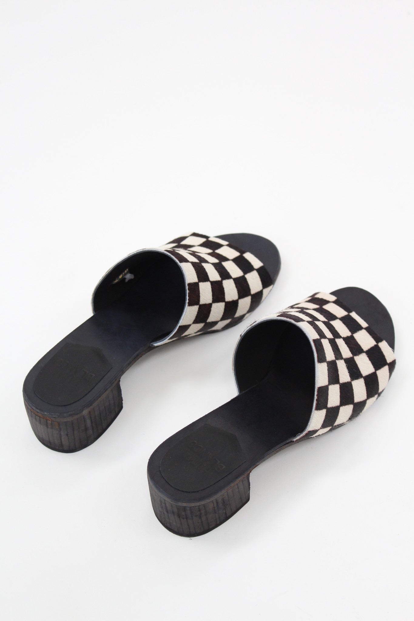 Carly Checkered Slides