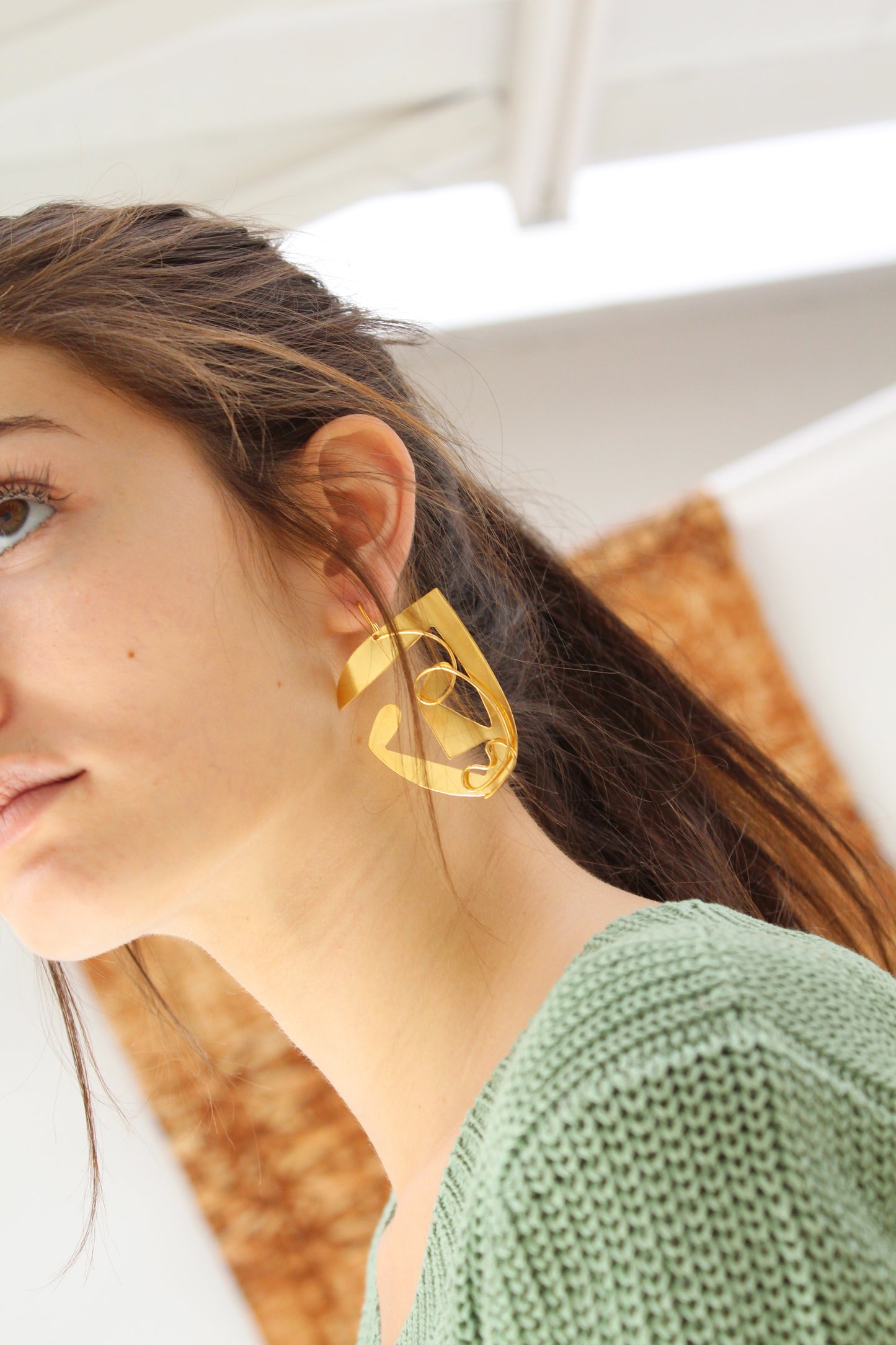 Ellipsee & Masha Reva Face Earrings 1