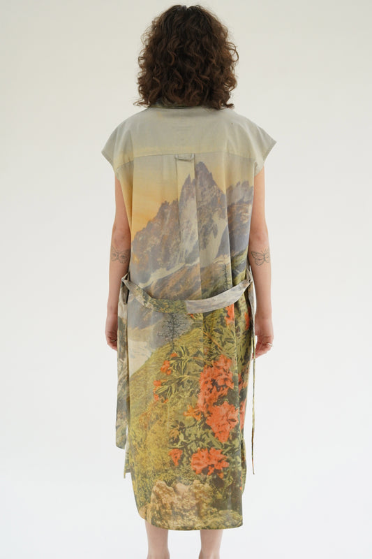 Anntian Shirt Dress Postcard Print V11