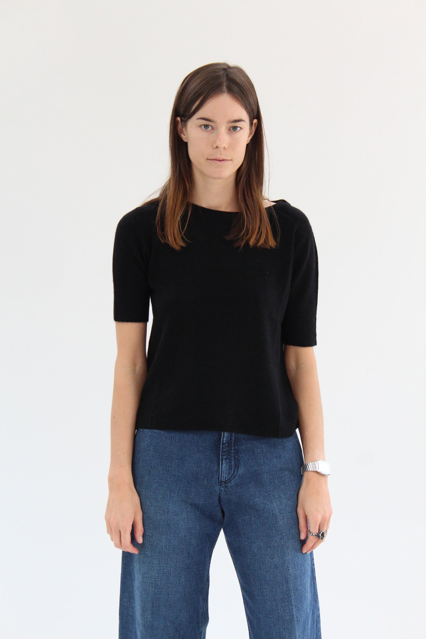 Beklina Cashmere Top Black