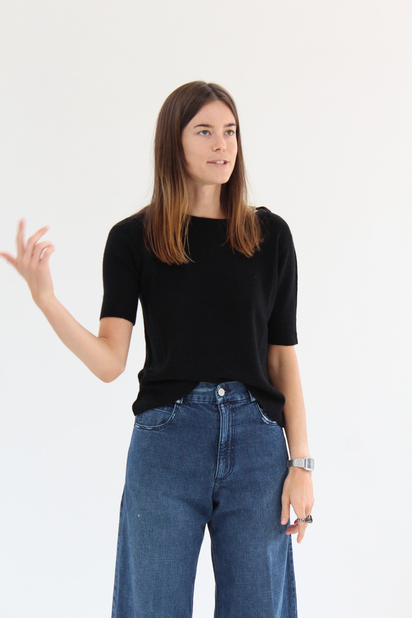 Beklina Cashmere Top Black
