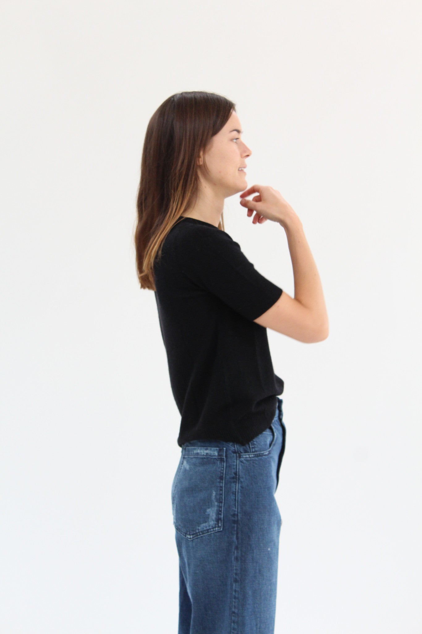 Beklina Cashmere Top Black