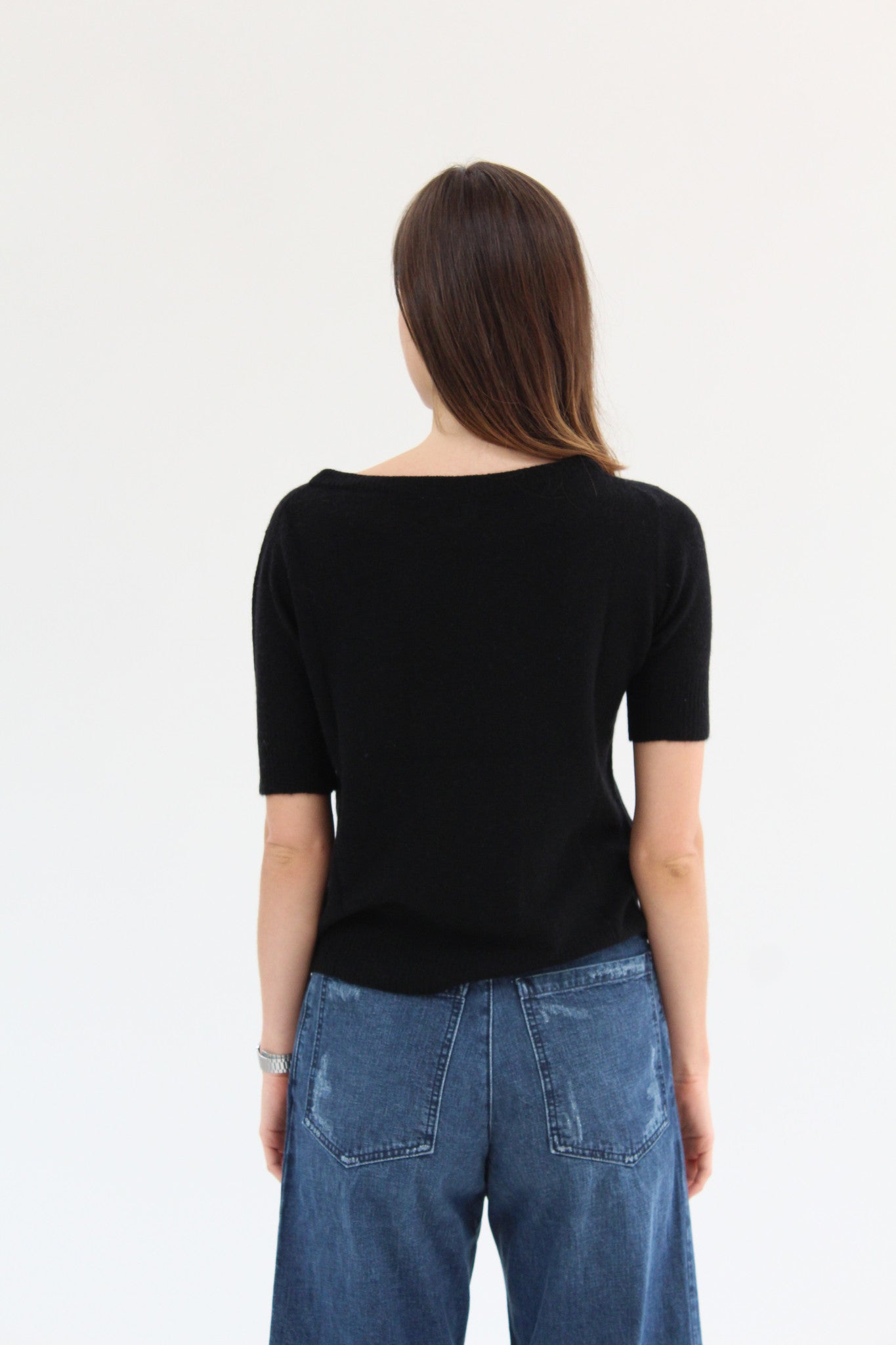 Beklina Cashmere Top Black