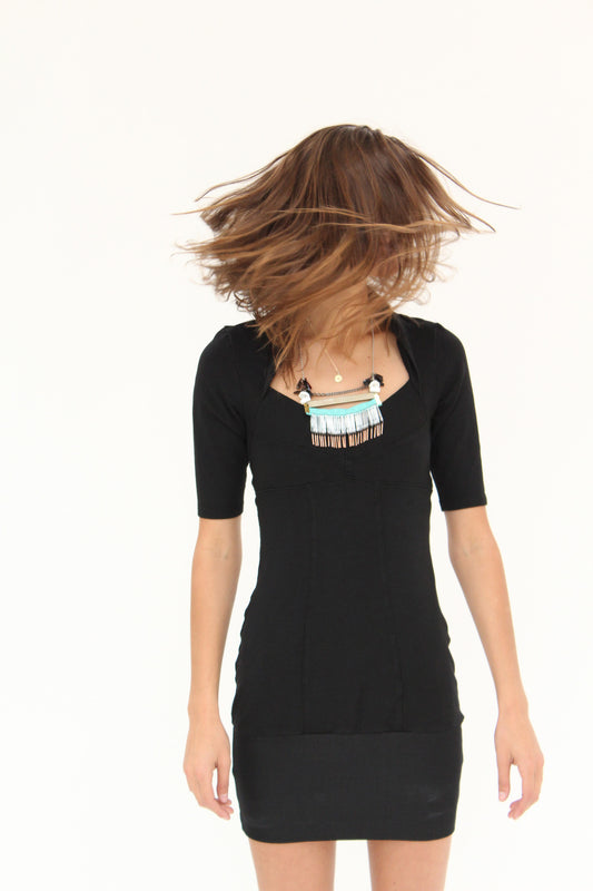 Collaged Bar Necklace 3