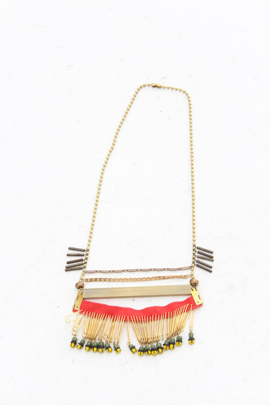 Collaged Bar Necklace 3