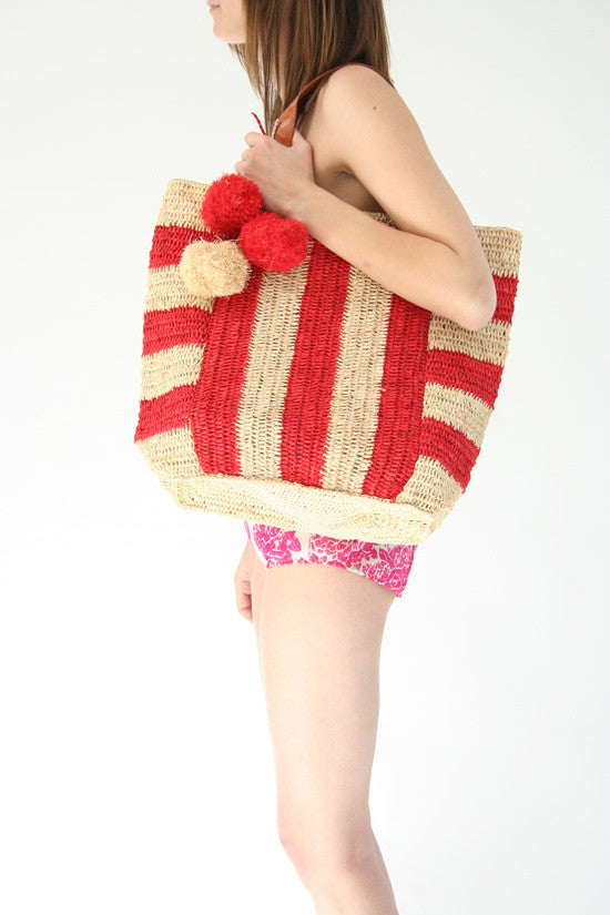 Striped Carryall Tote