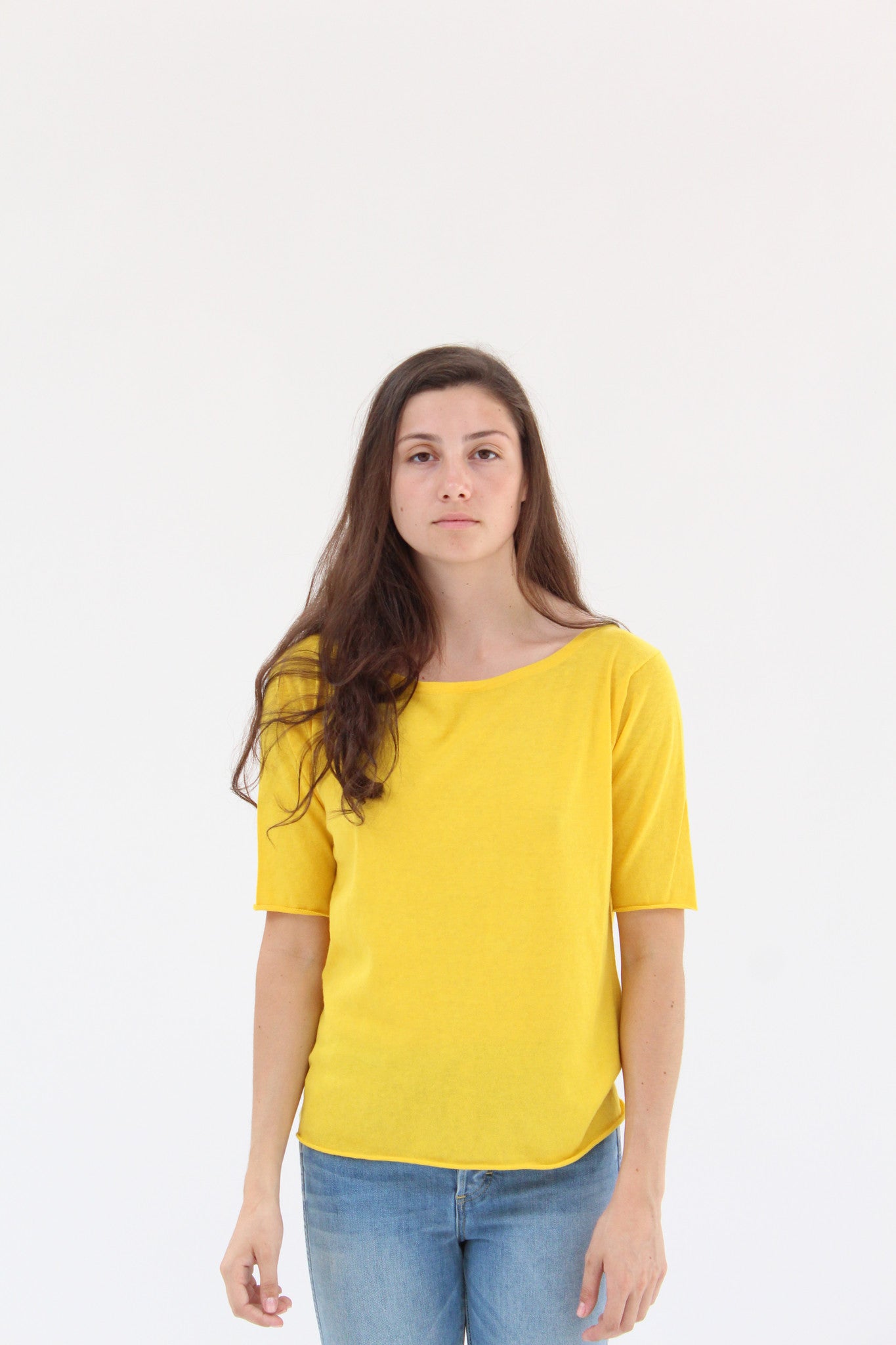 Lina Rennell Knit T Shirt Turmeric